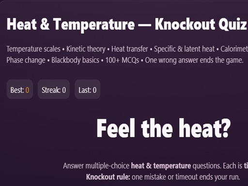 Mind Melt: Thermal Puzzles